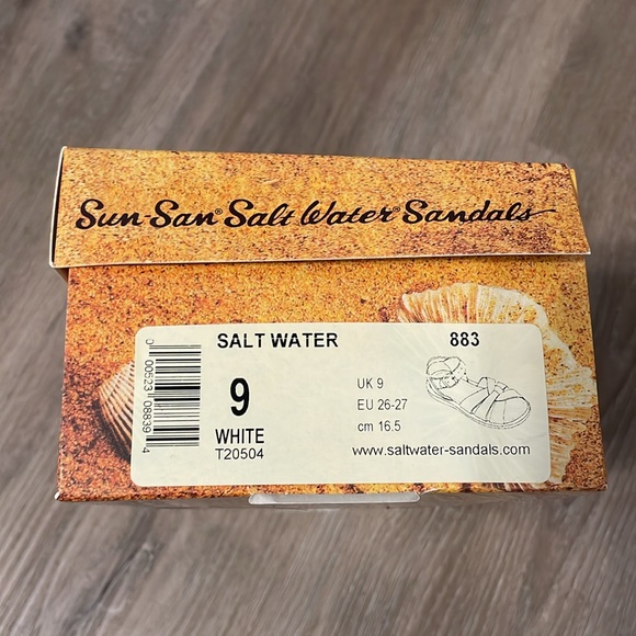 Salt Water White Sandals - Picture 4 of 4